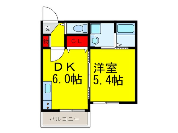 フローリッシュ加美南の物件間取画像